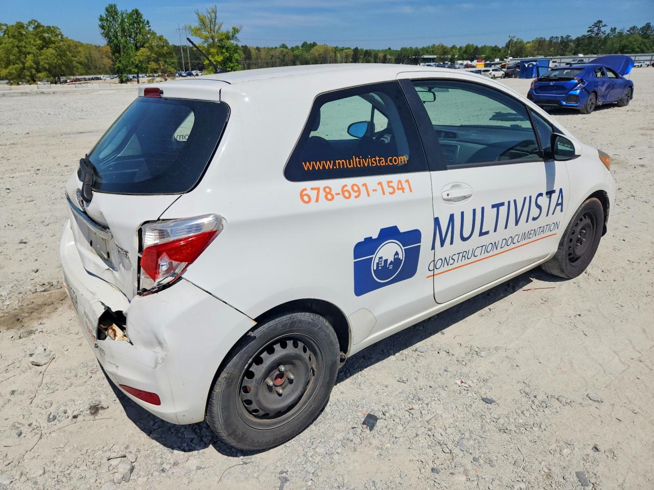 2014 TOYOTA Yaris VIN VNKJTUD33EA008996 photo 3