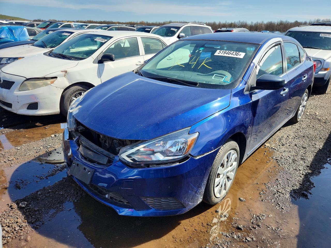 2019 NISS Sentra VIN 3N1AB7AP7KY402502 photo 1