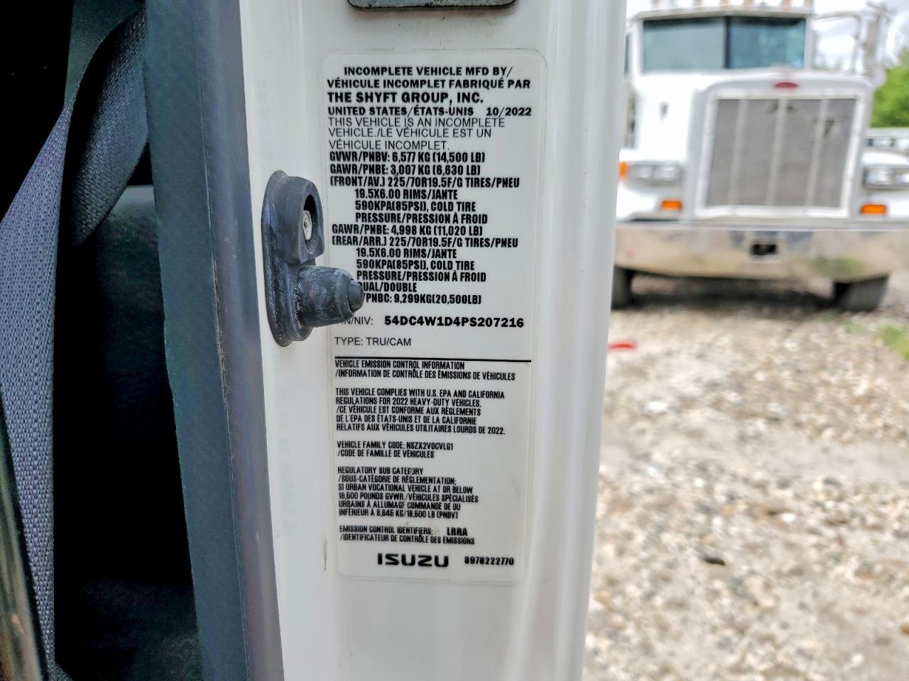 2023 Isuzu Npr VIN 54DC4W1D4PS207216 photo 12