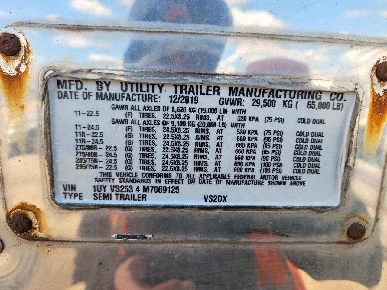 2021 UTILITY All models VIN 1UYVS2534M7069125 photo 10