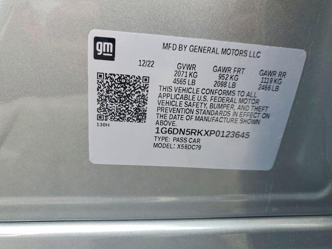 2023 Cadillac Ct5 VIN 1G6DN5RKXP0123645 photo 12