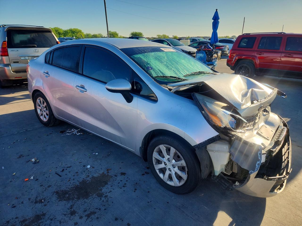 2015 Kia Rio VIN KNADM4A34F6517861 photo 4