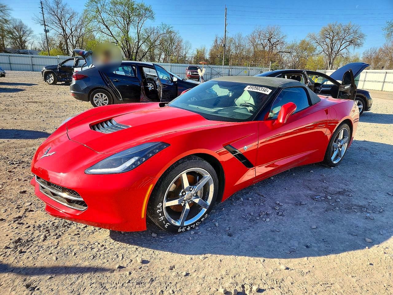 2014 CHEVROLET Corvette VIN 1G1YF3D75E5123130 photo 1