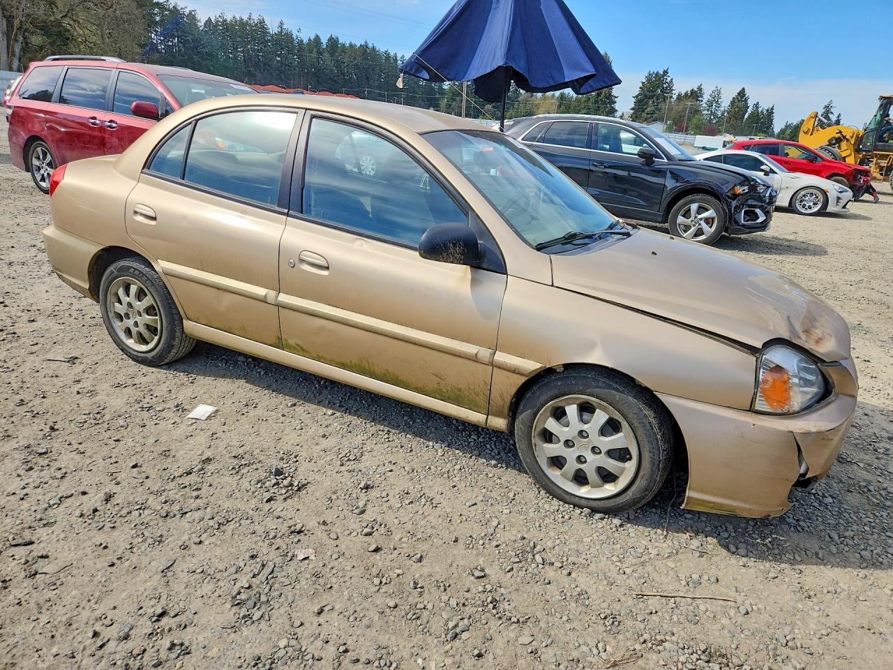 2003 Kia Rio VIN KNADC125636209300 photo 4