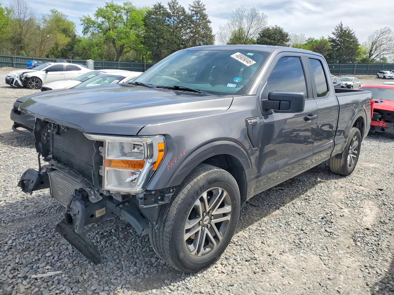 2021 Ford F150 VIN 1FTEX1CP2MKE74526 photo 1