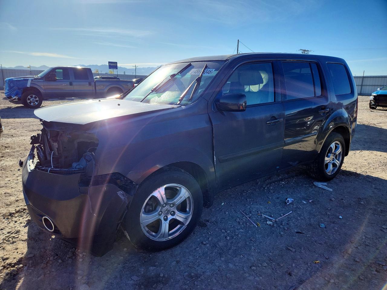 2012 Honda Pilot VIN 5FNYF4H56CB017075 photo 1