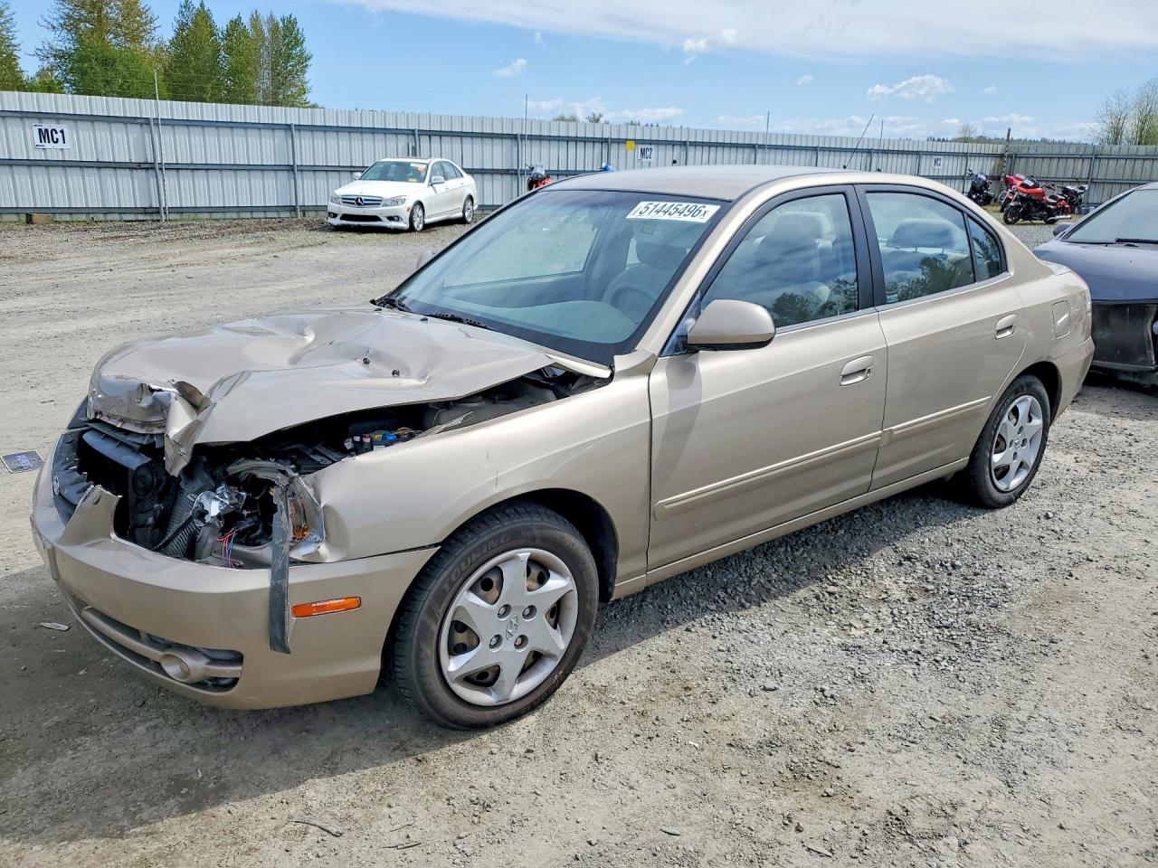 2006 HYUNDAI Elantra VIN KMHDN46D36U375110 photo 1