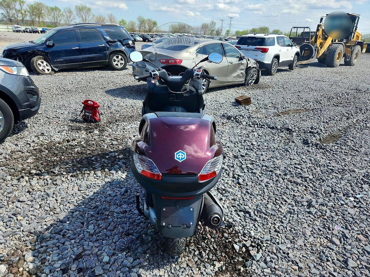 2007 Piaggio Mp3 VIN ZAPM479M375001613 photo 4