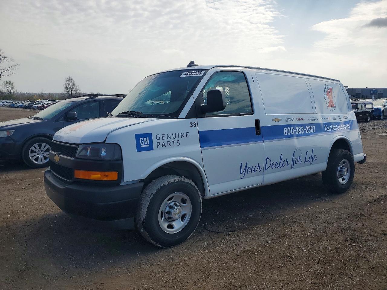 2022 CHEVROLET Express VIN 1GCWGAF71N1204503 photo 1