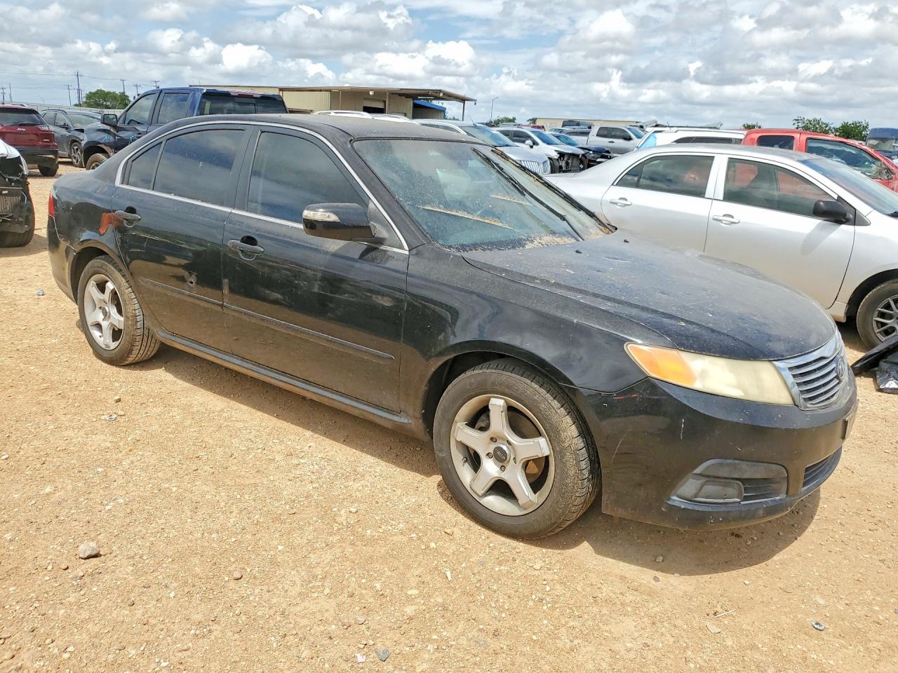 2009 Kia Optima VIN KNAGE228795318550 photo 4