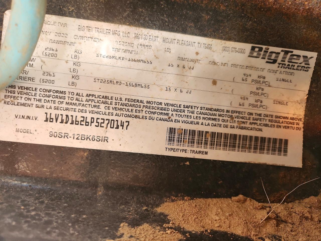 2023 BIG All models VIN 16V1D1626P5270147 photo 10