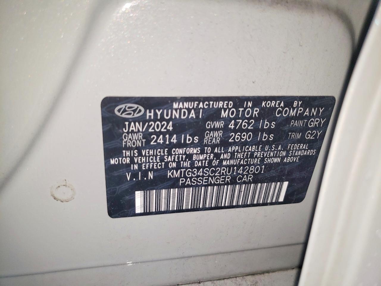 2024 Genesis G70 2.5t s VIN KMTG34SC2RU142801 photo 12