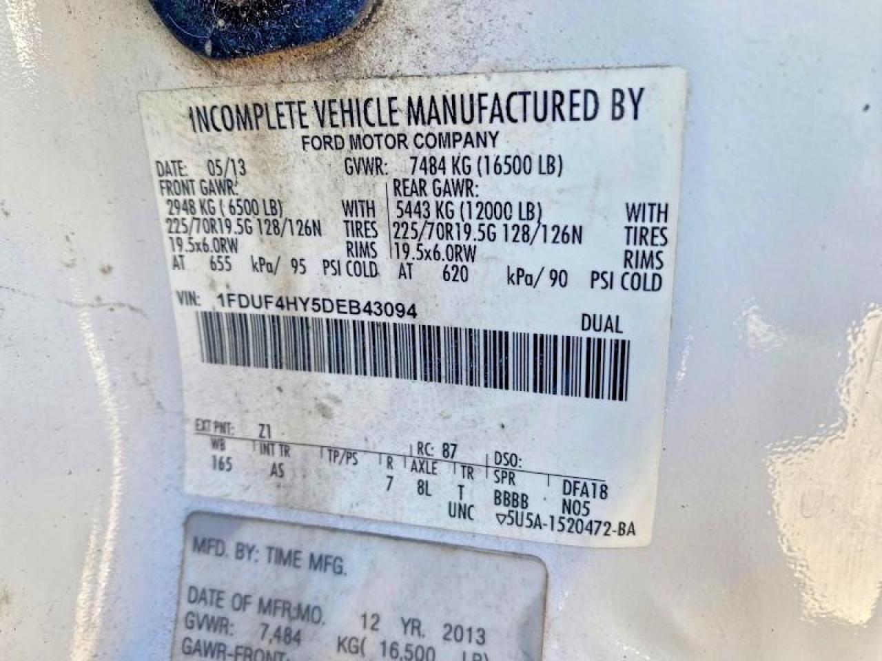2013 Ford F450 VIN 1FDUF4HY5DEB43094 photo 10