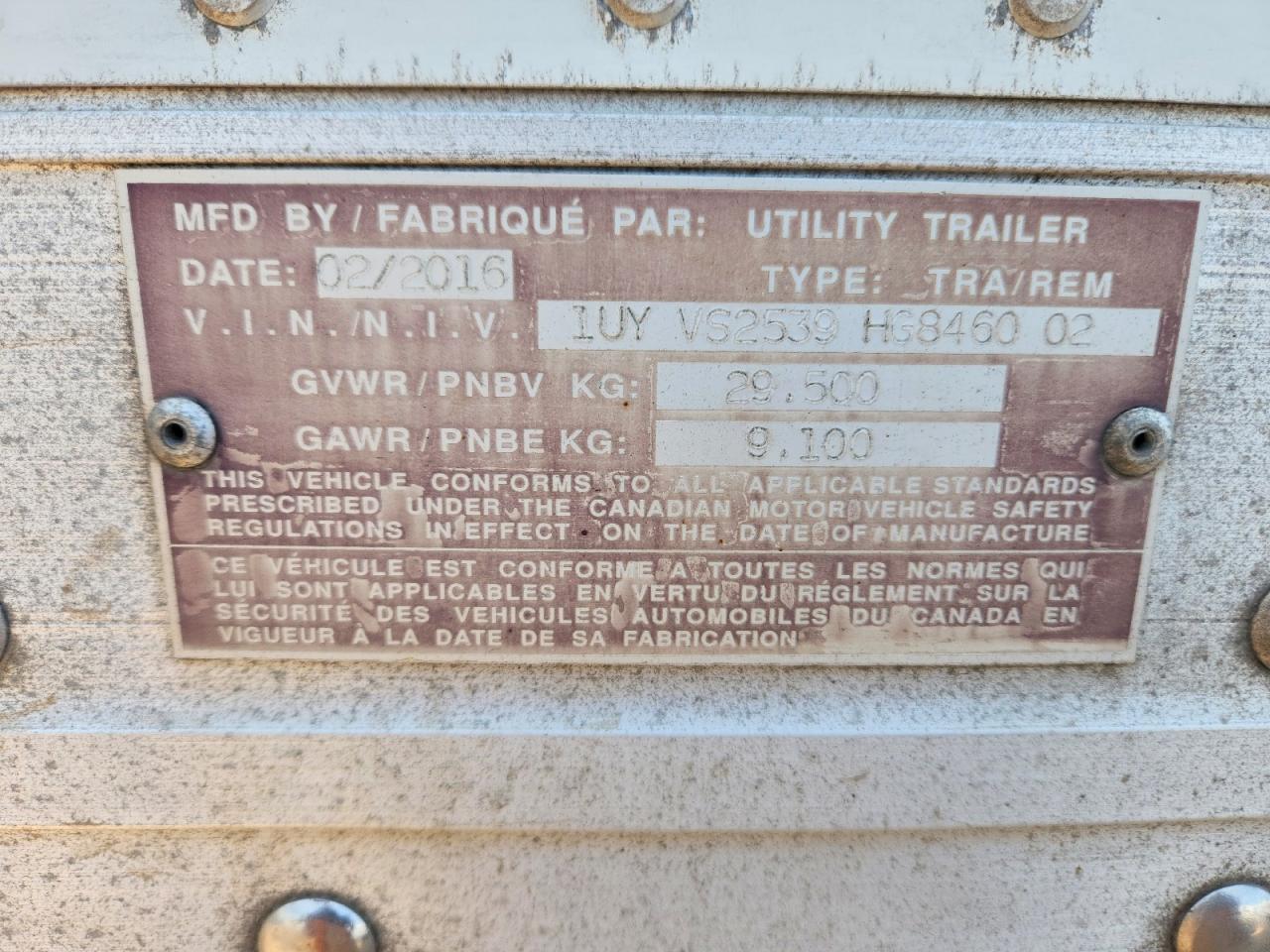 2017 UTILITY All models VIN 1UYVS2539HG846002 photo 10