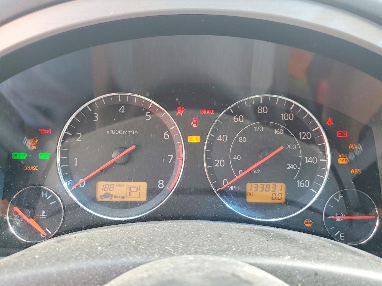 2005 Infiniti Fx35 VIN JNRAS08W55X202869 photo 9