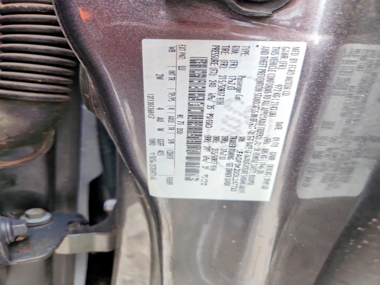 2013 Ford Focus 4d s VIN 1FADP3K22DL247723 photo 12