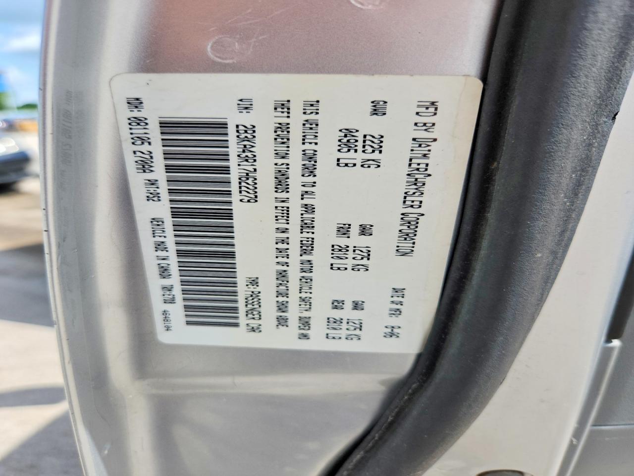 2007 DODGE Charger VIN 2B3KA43R17H622279 photo 12