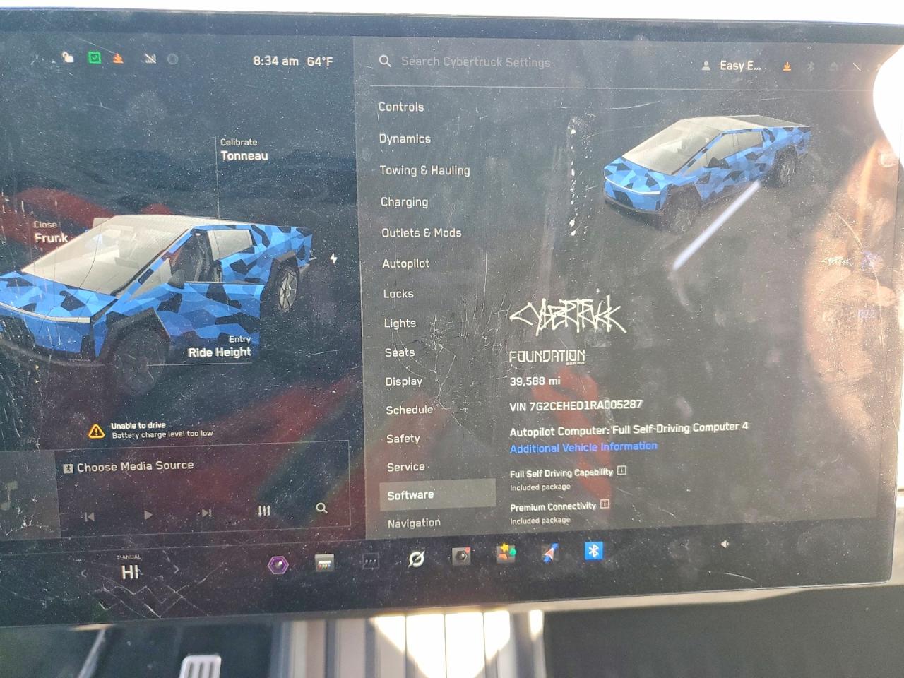 2024 Tesla Cybertruck VIN 7G2CEHED1RA005287 photo 9