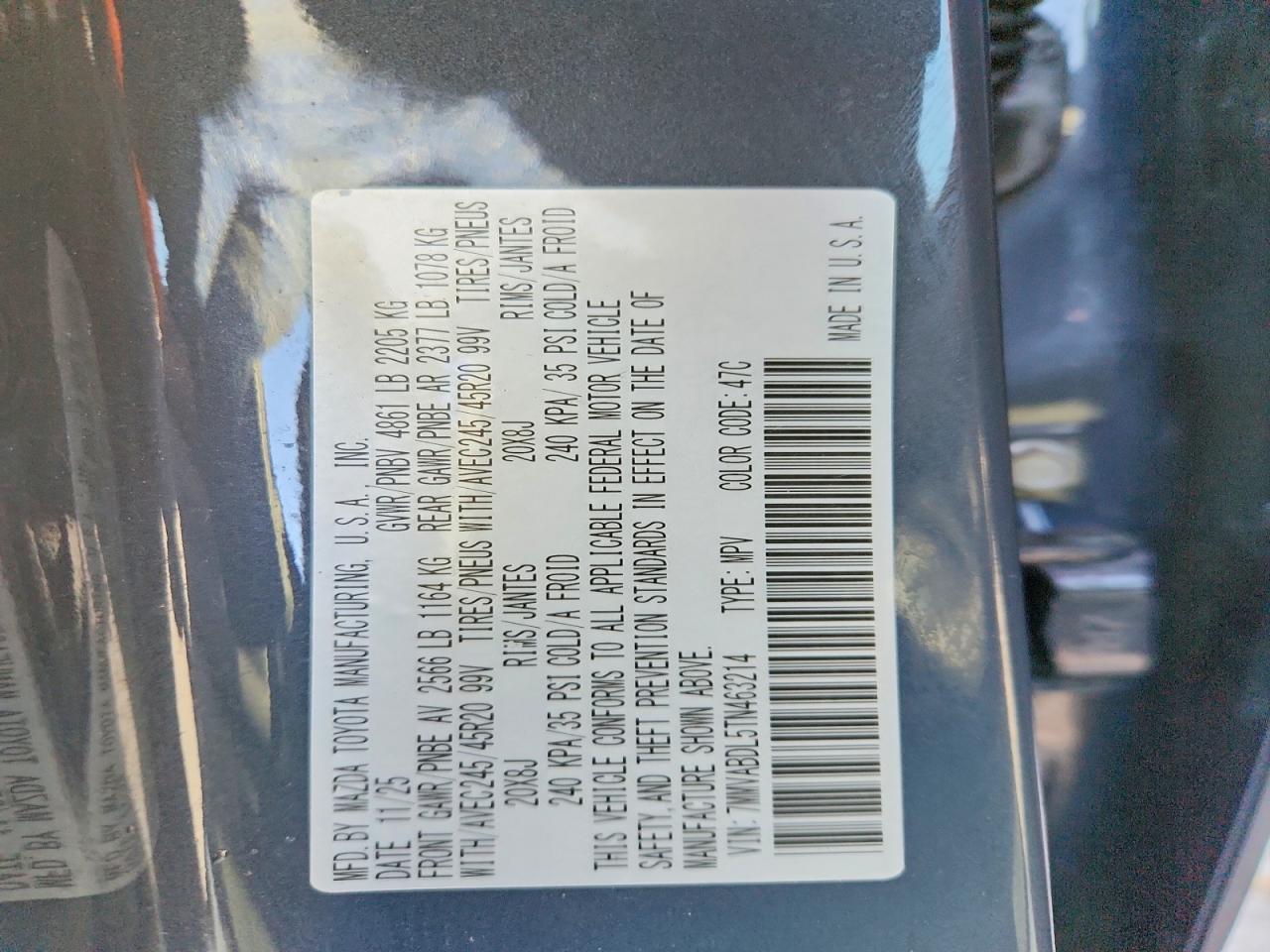 2026 Mazda Cx-50 VIN 7MMVABDL5TN463214 photo 12