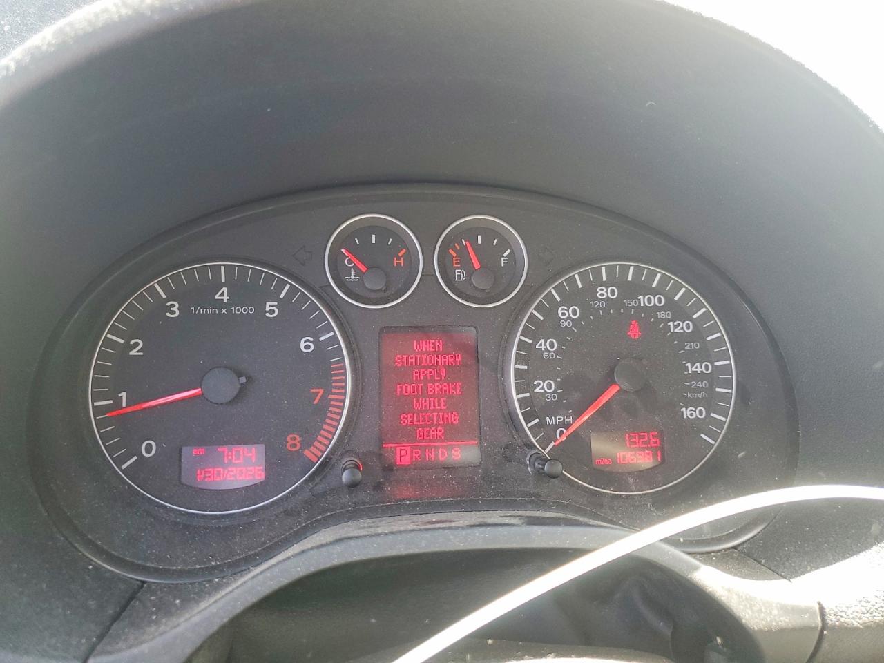 2007 Audi A3 VIN WAUKD78P97A014309 photo 9