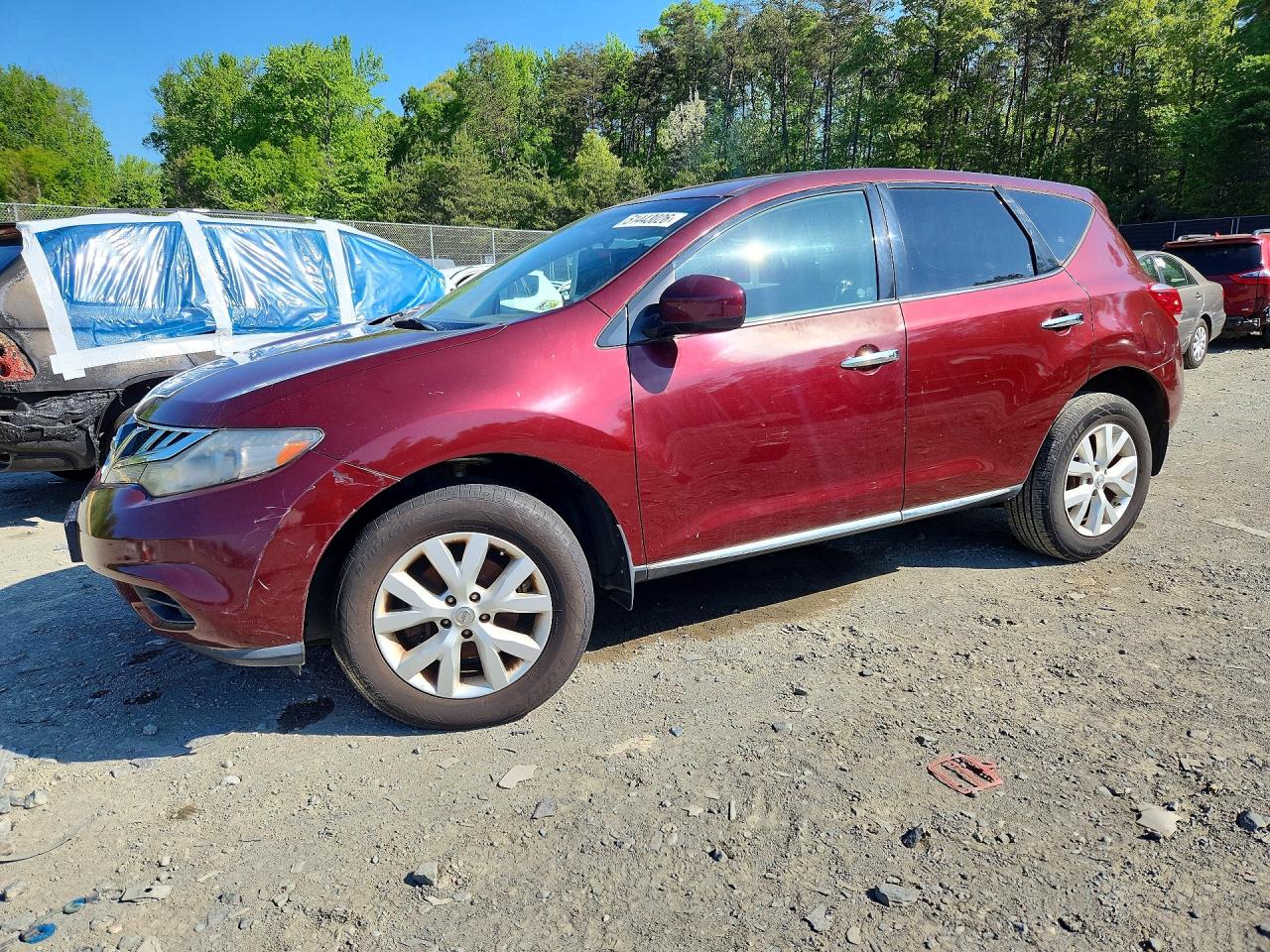 2011 Nissan Murano VIN JN8AZ1MW9BW160204 photo 1