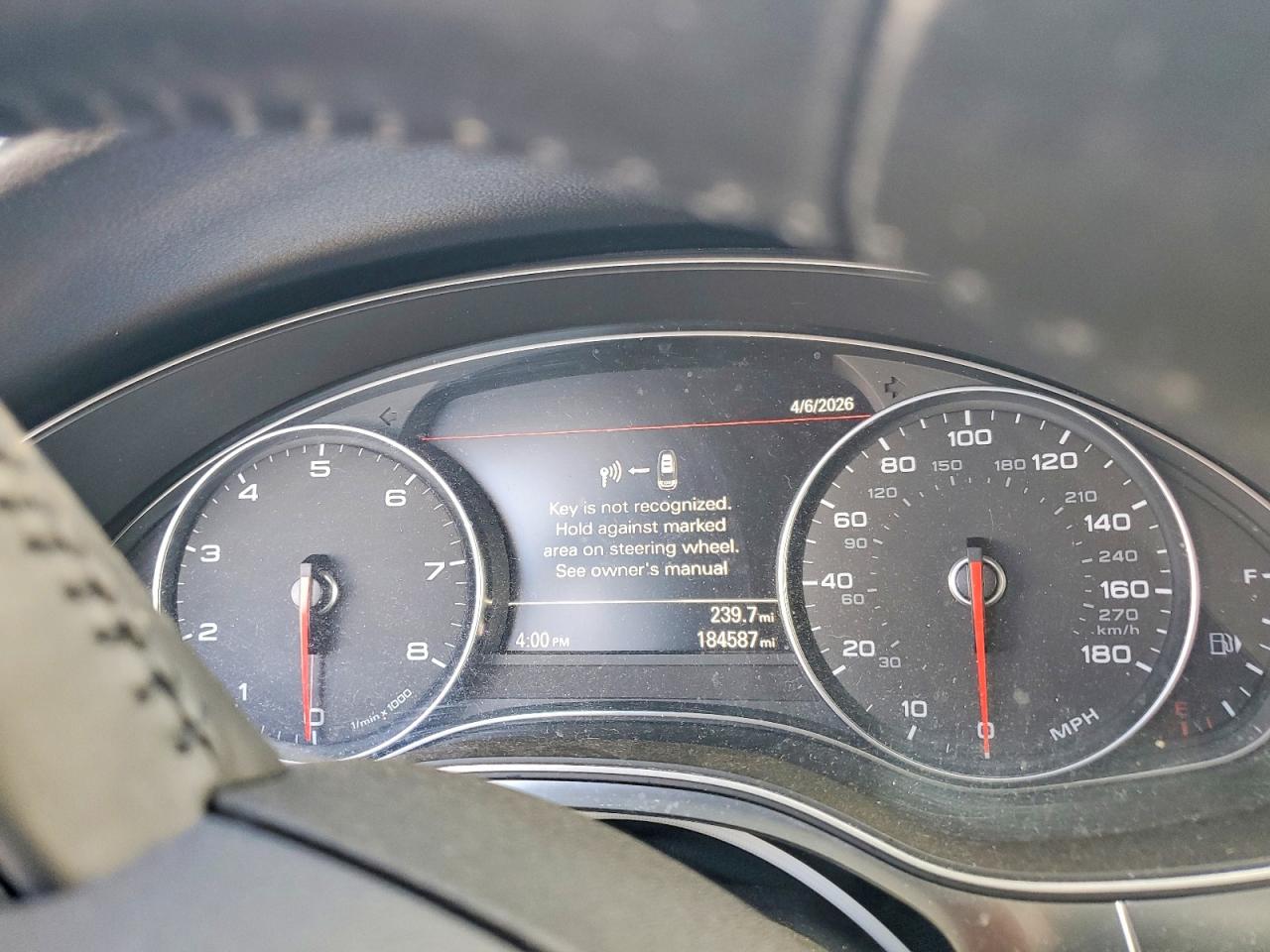 2012 AUDI A6 VIN WAUHGAFC7CN156126 photo 9
