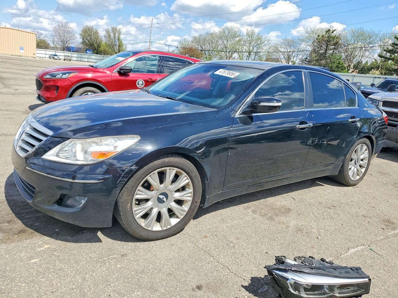 2009 Hyundai Genesis VIN KMHGC46E89U043048 photo 1