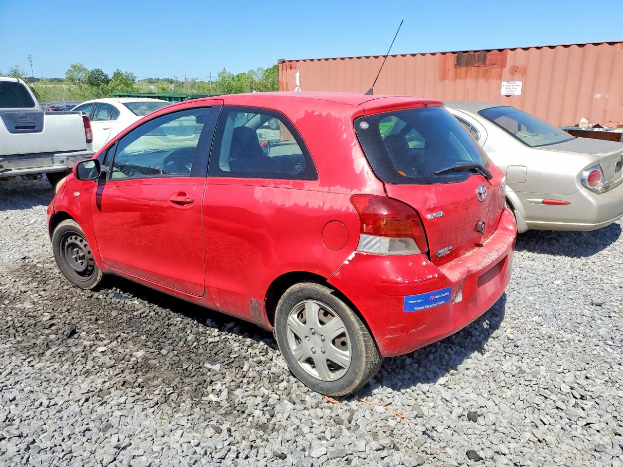 2009 Toyota Yaris VIN JTDJT903595255642 photo 2