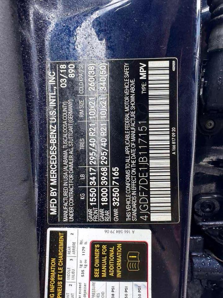 2018 MERCEDES-BENZ Gls-class VIN 4JGDF7DE1JB117151 photo 10