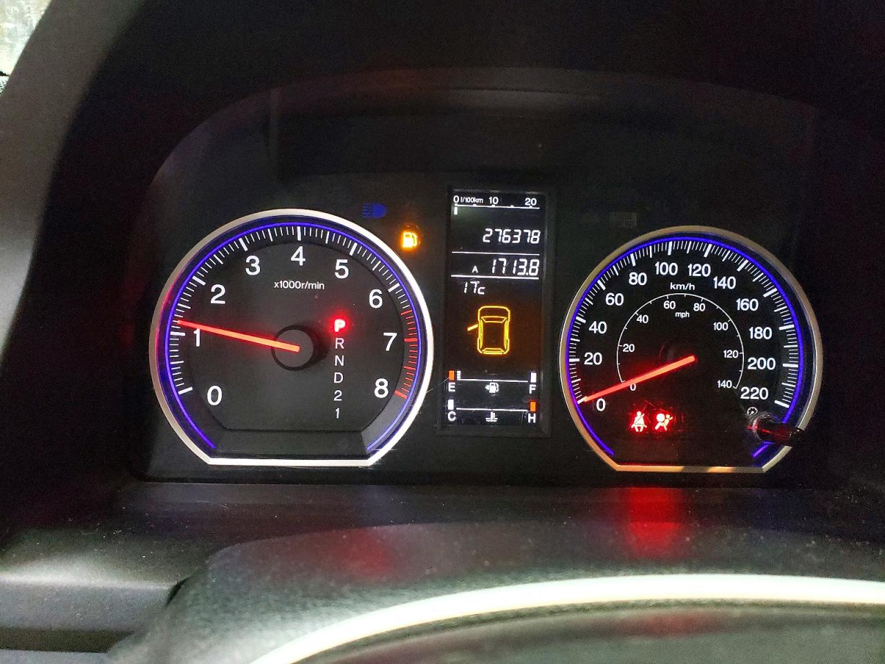 2008 Honda Crv VIN 5J6RE48748L810544 photo 9