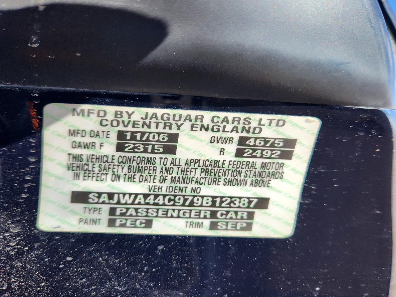 2007 Jaguar Xkr VIN SAJWA44C979B12387 photo 12