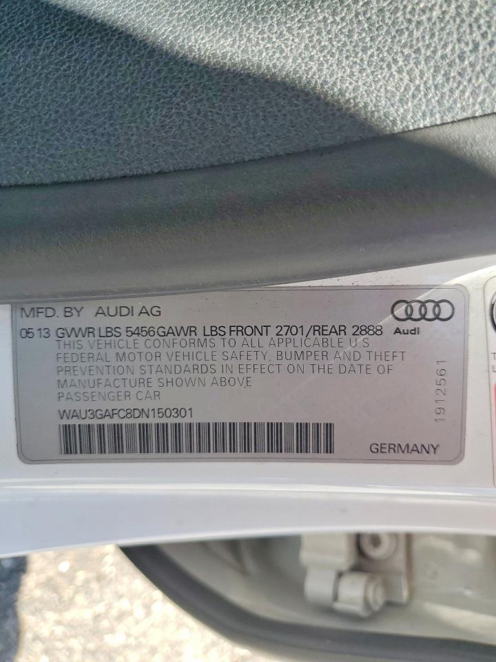 2013 Audi A7 VIN WAU3GAFC8DN150301 photo 12