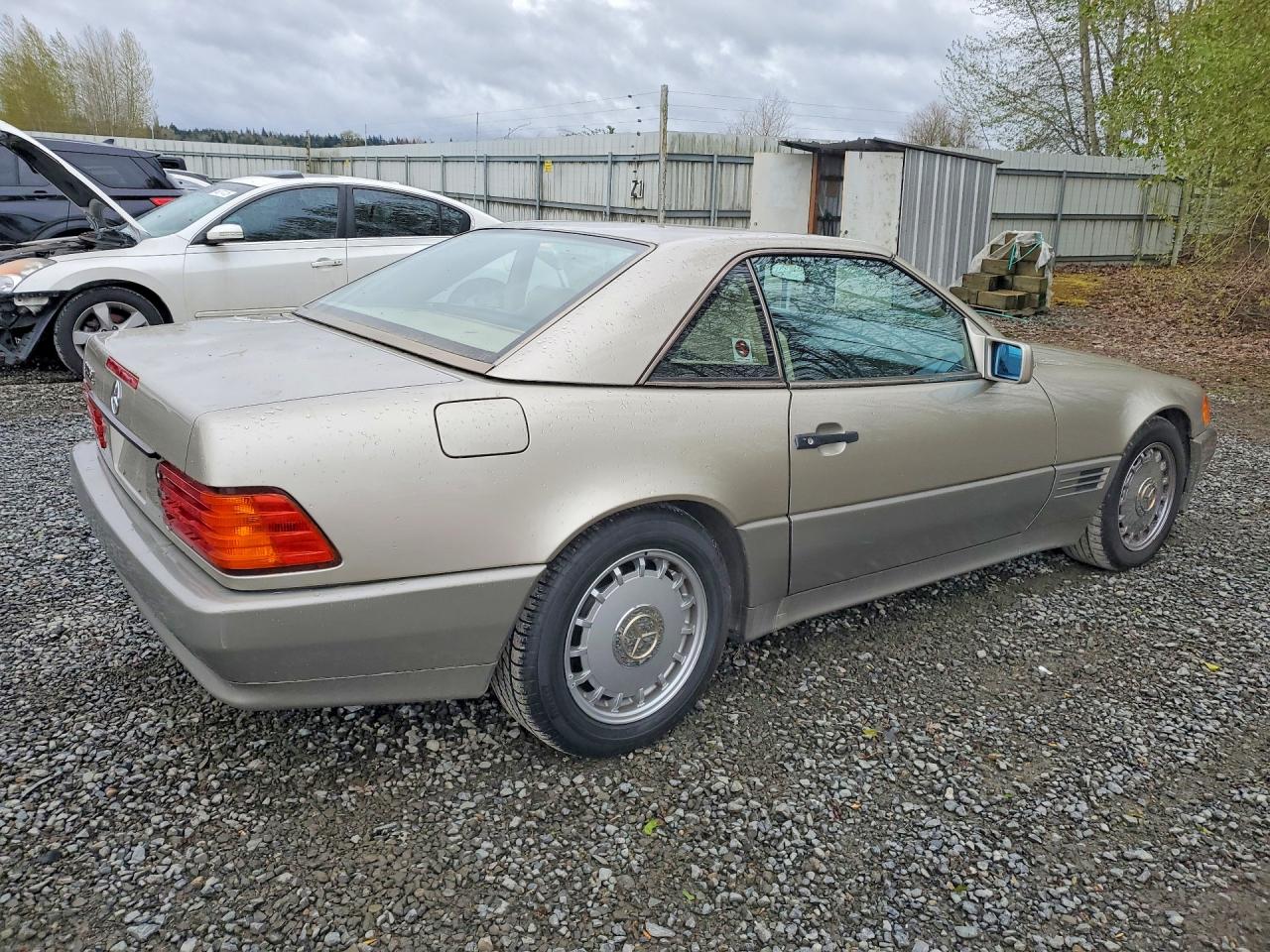 1991 Mercedes Sl-class VIN WDBFA61E6MF015639 photo 3
