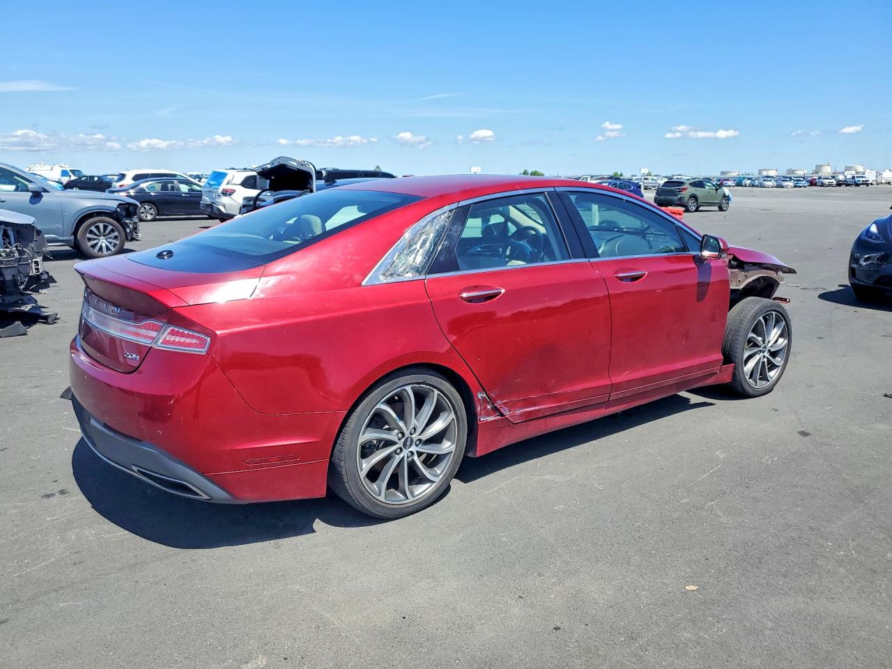 2019 Lincoln Mkz VIN 3LN6L5LU3KR605643 photo 3