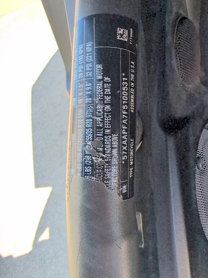 2015 POLARIS Slingshot VIN 57XAAPFA7F5100531 photo 10