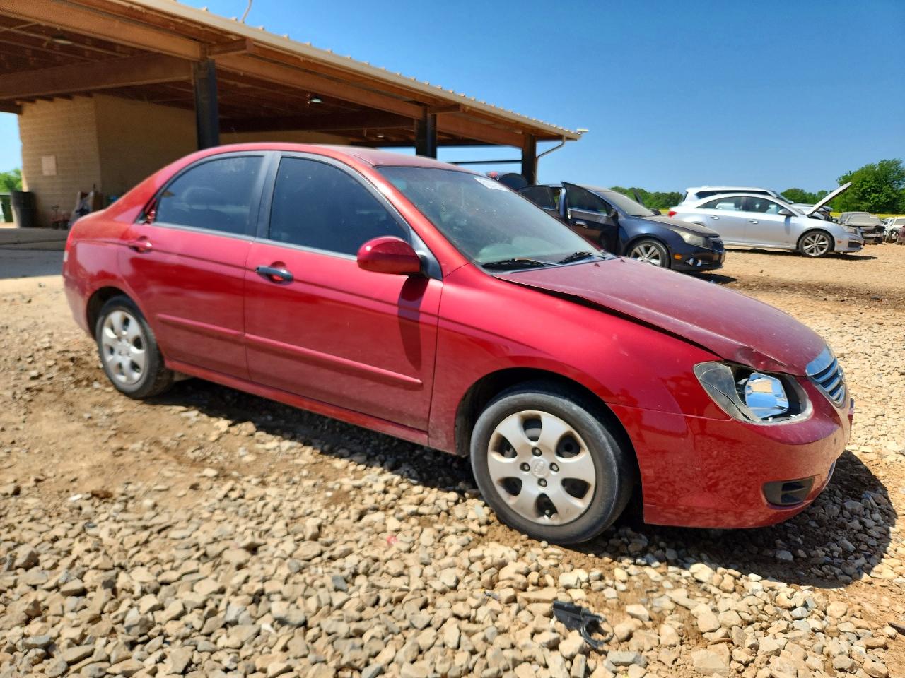 2008 Kia Spectra VIN KNAFE121285507002 photo 4