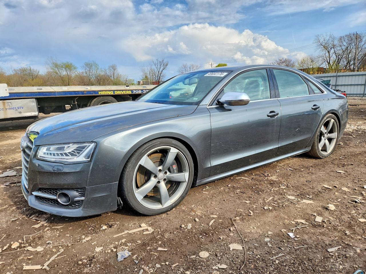 2014 Audi S8 VIN WAUD2AFD1EN002875 photo 1