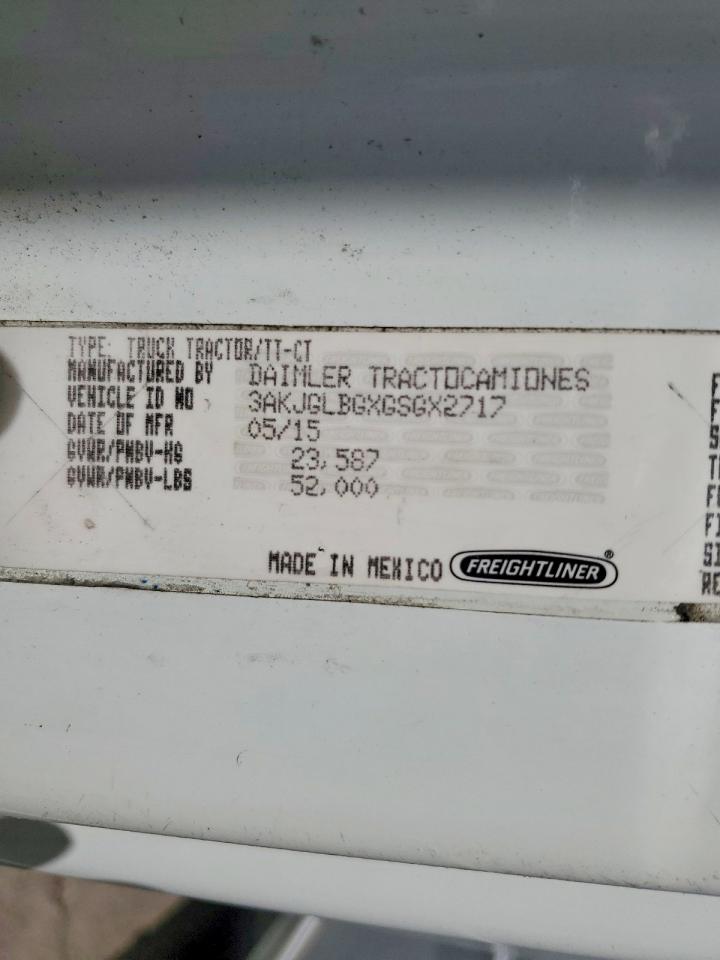 2016 FREIGHTLINER All other VIN 3AKJGLBGXGSGX2717 photo 10