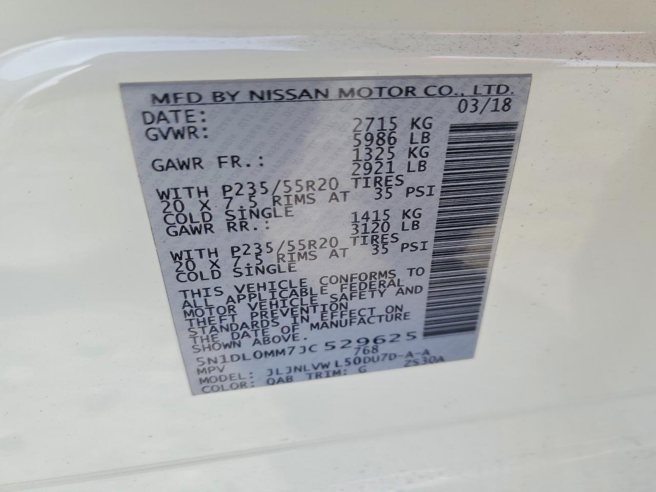 2018 Infiniti Qx60 VIN 5N1DL0MM7JC529625 photo 12