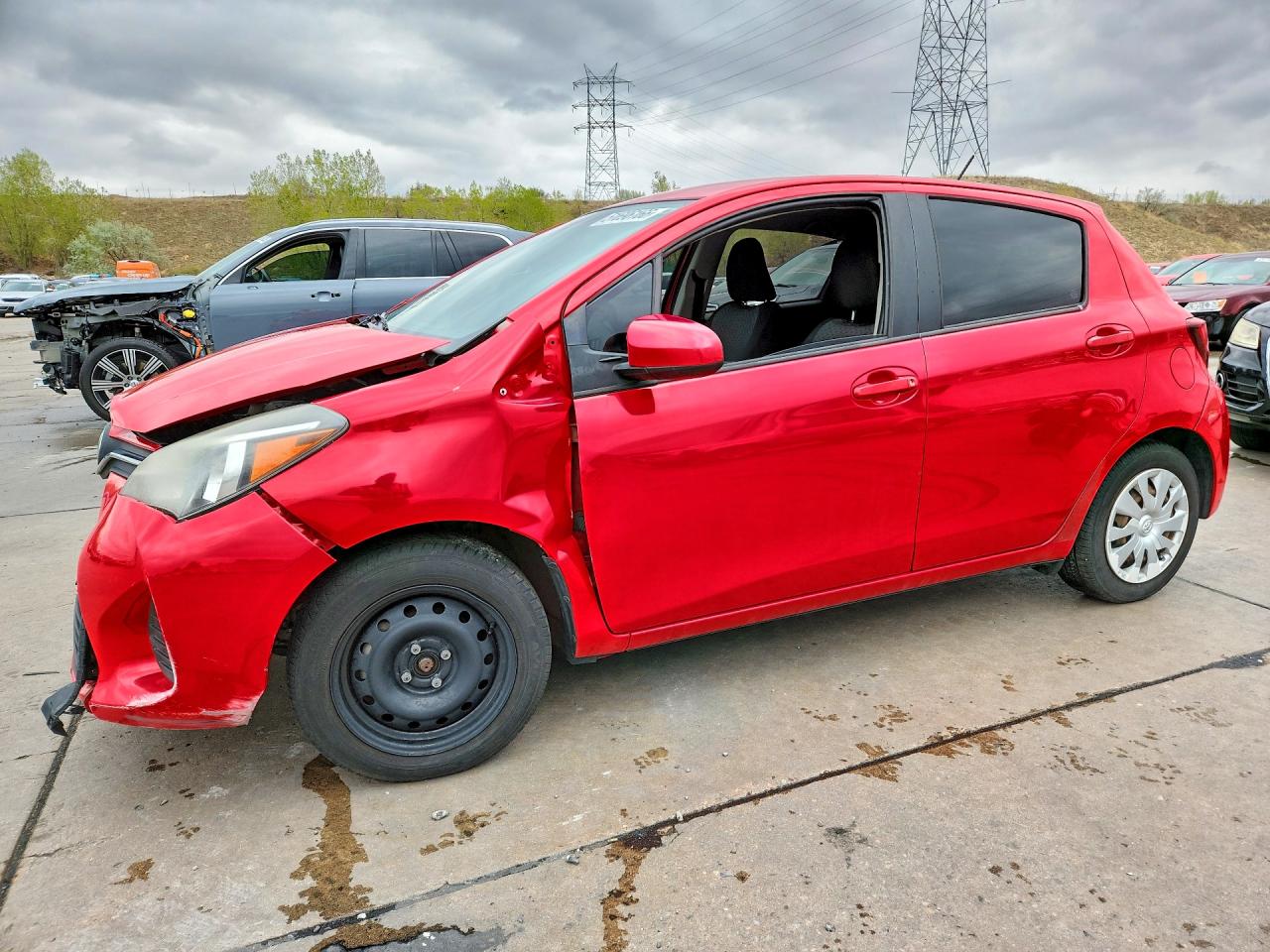 2015 Toyota Yaris VIN VNKKTUD30FA027057 photo 1