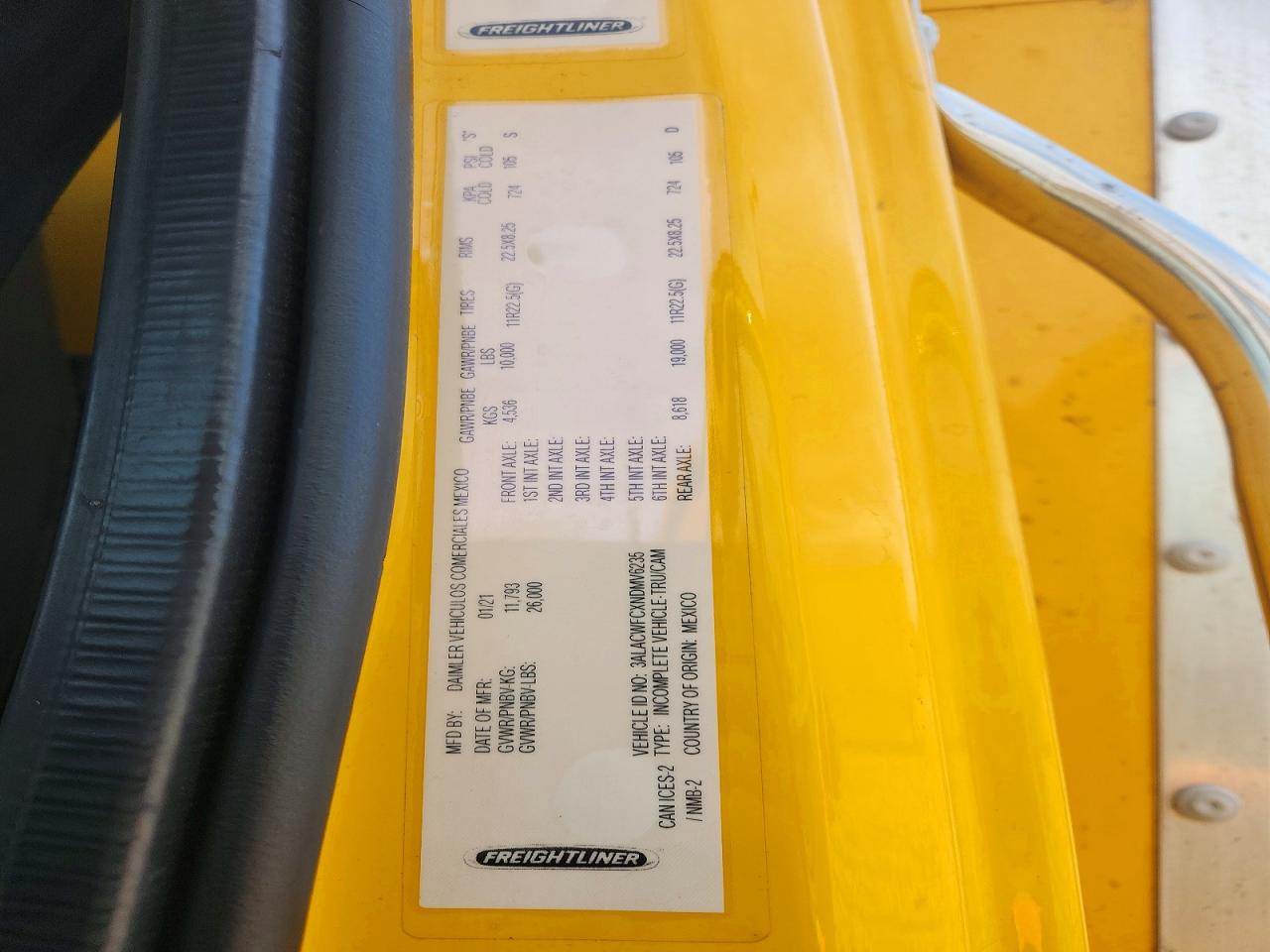 2022 FREIGHTLINER All other VIN 3ALACWFCXNDMV6235 photo 10