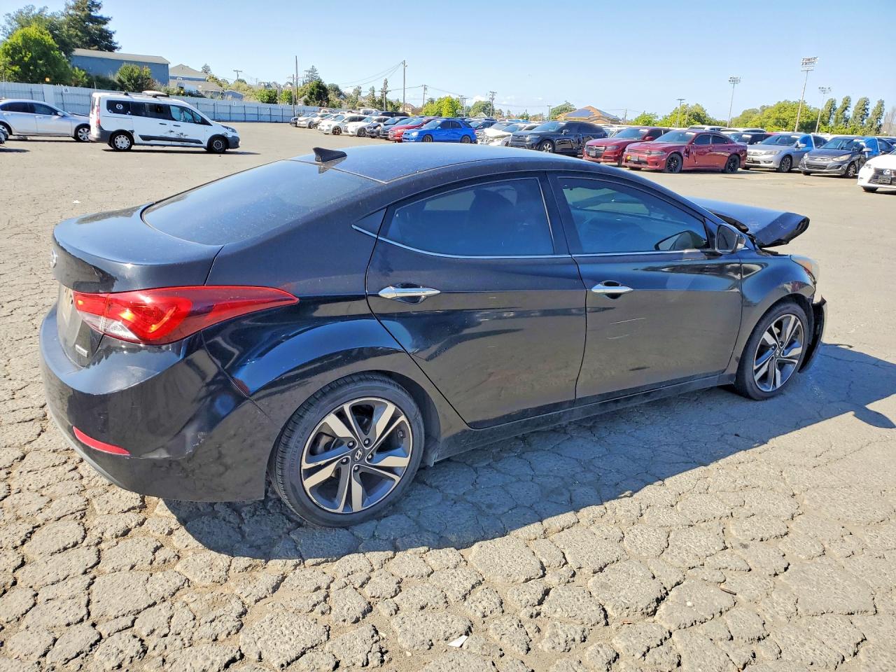2014 Hyundai Elantra VIN KMHDH4AE6EU109473 photo 3