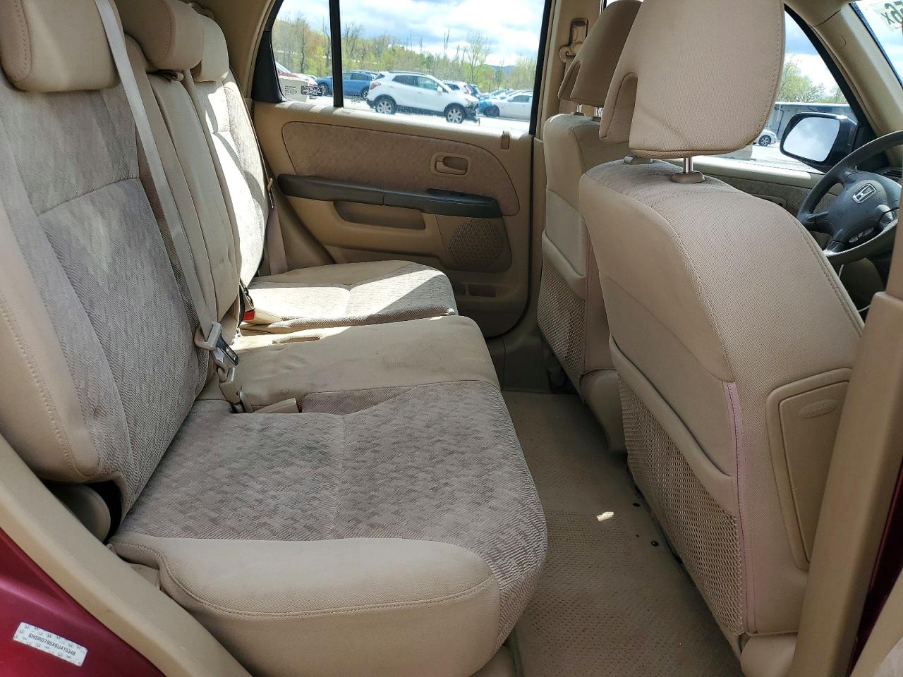 2006 Honda Crv VIN SHSRD785X6U415348 photo 11