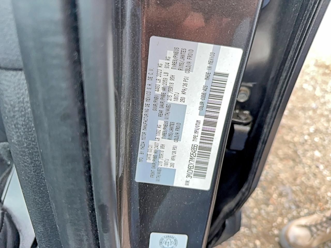 2021 Mazda Cx30 VIN 3MVDMBDY7MM254856 photo 10