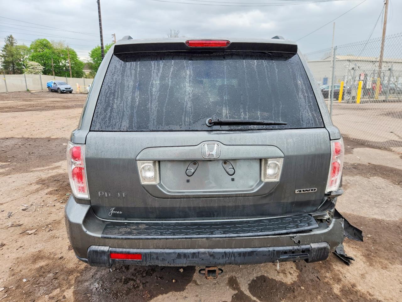 2007 Honda Pilot VIN 2HKYF18587H528776 photo 6