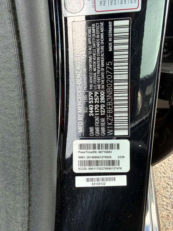 2022 Mercedes-Benz E-class VIN W1KZF8EB3NB020775 photo 10