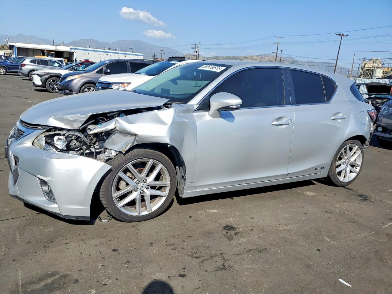 2014 Lexus Ct 200 VIN JTHKD5BH1E2202014 photo 1