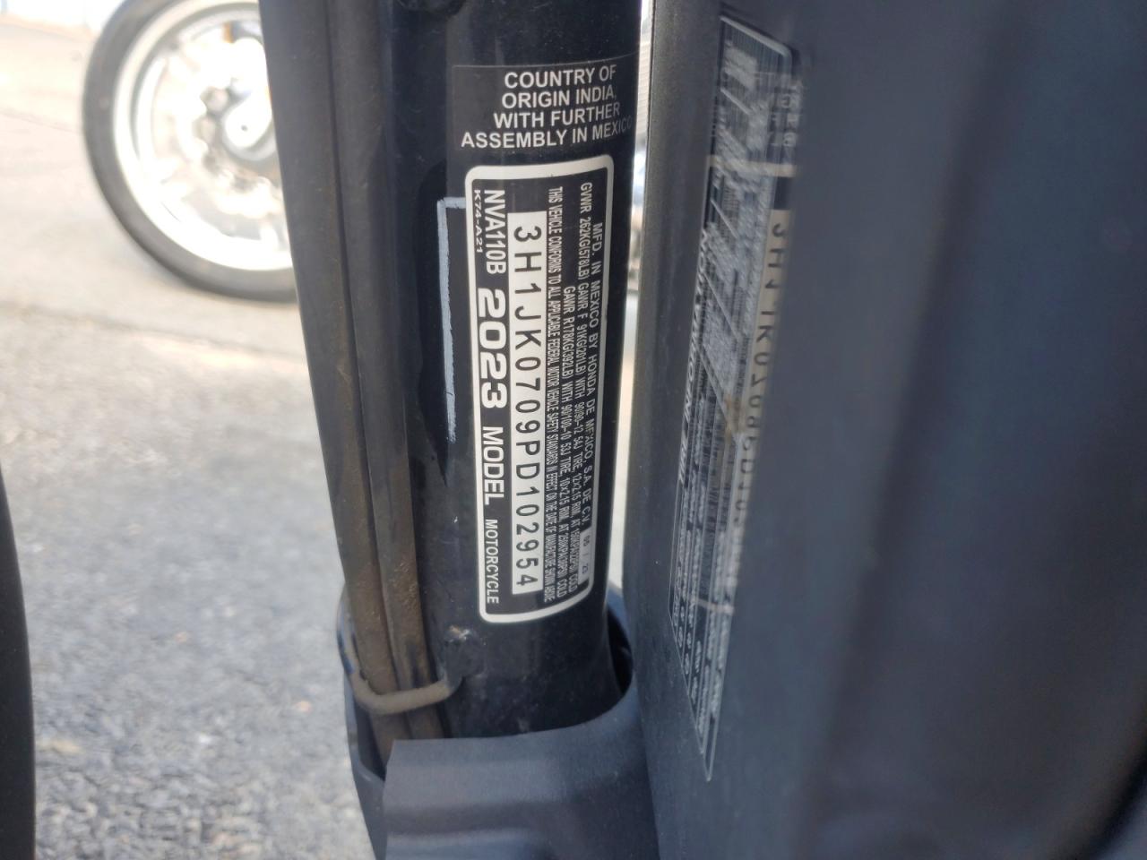 2023 Honda All other VIN 3H1JK0709PD102954 photo 9