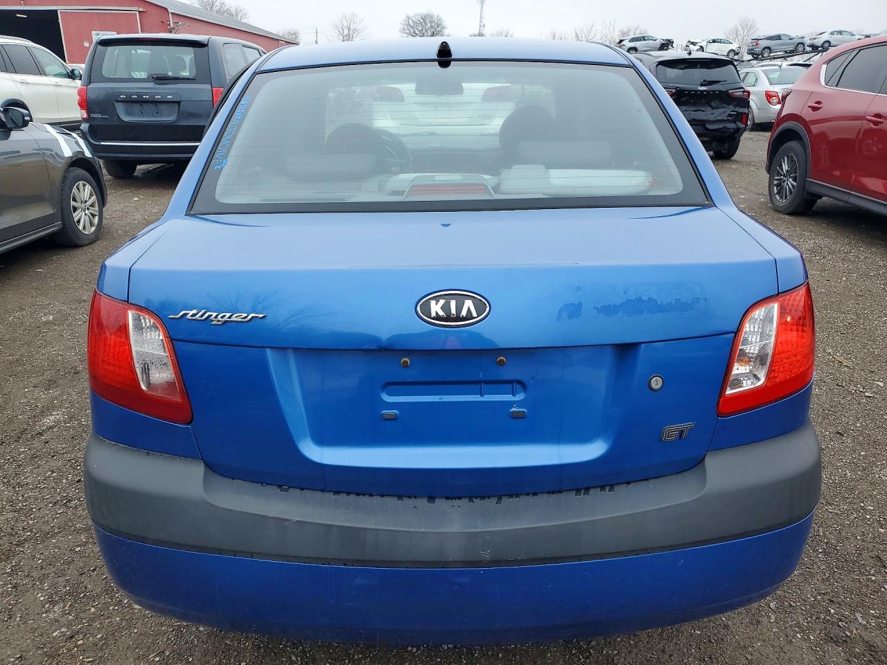 2008 Kia Rio VIN KNADE123786432168 photo 6