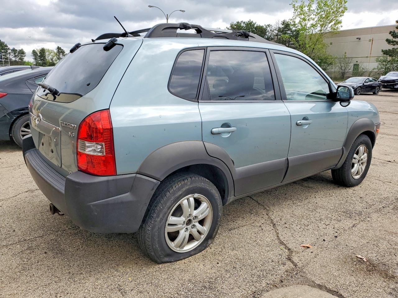 2007 Hyundai Tucson VIN KM8JN72D37U494187 photo 3